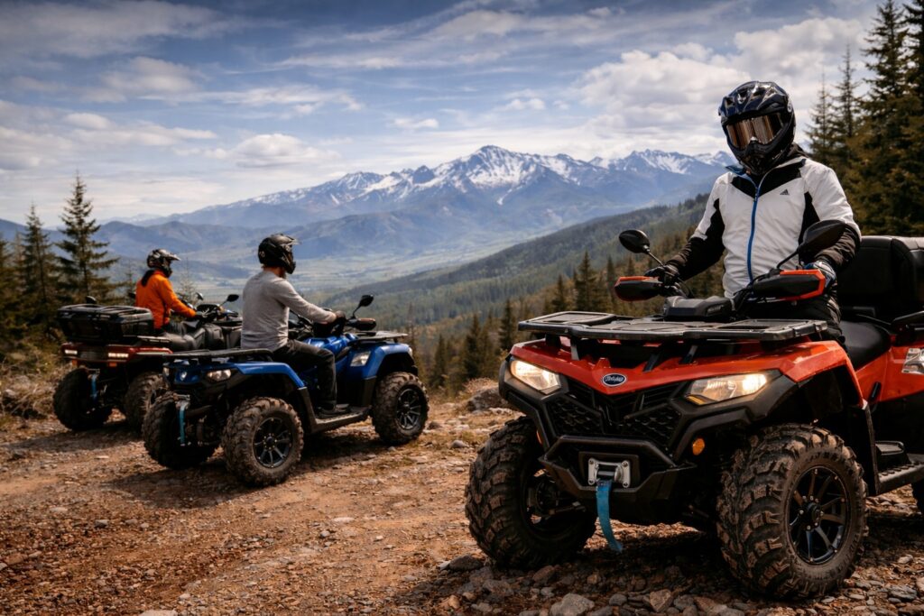 ATV & QUAD tour with view of mountains in Slovenia with Adventure Factory